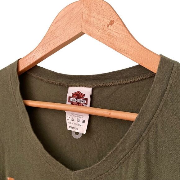NEW Harley-Davidson Basic V-neck Tee Panama City Beach, Florida in Size Medium - Picture 3 of 7